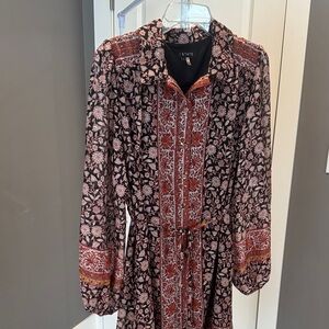 1. State Women's Long Sleeve Floral Dress